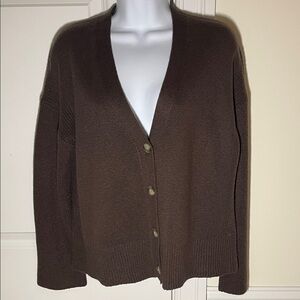 LOFT Dark Brown Women's Cardigan